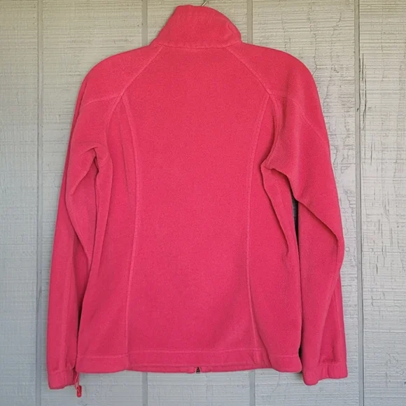 Columbia Women's Zip-Front Pink Fleece Jacket. Size S - Picture 3 of 10